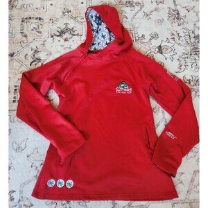 Roosters Ohio State Women's Sz. S Red Hooded Pull Over Long Sleeve